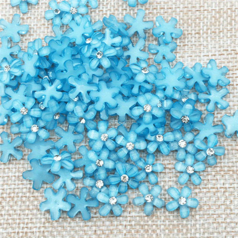 20pcs Resin Flower Phone Case Nail Art Ornament Accessories