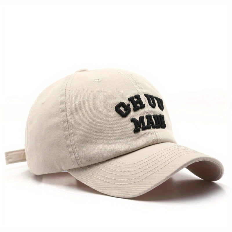 Wide Brim Baseball Cap Soft Peaked Hat Unisex