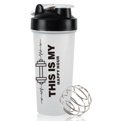 600ml Leak Proof Protein Shaker Bottle for Smoothies and Fitness