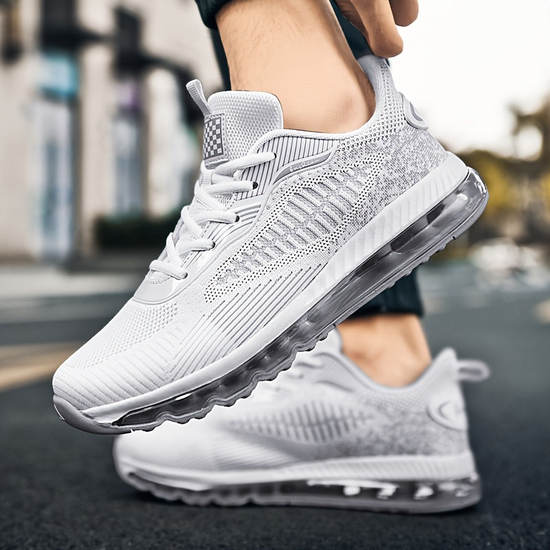 Men's Plus Size Breathable Running Shoes Air Cushion Non Slip Sneakers