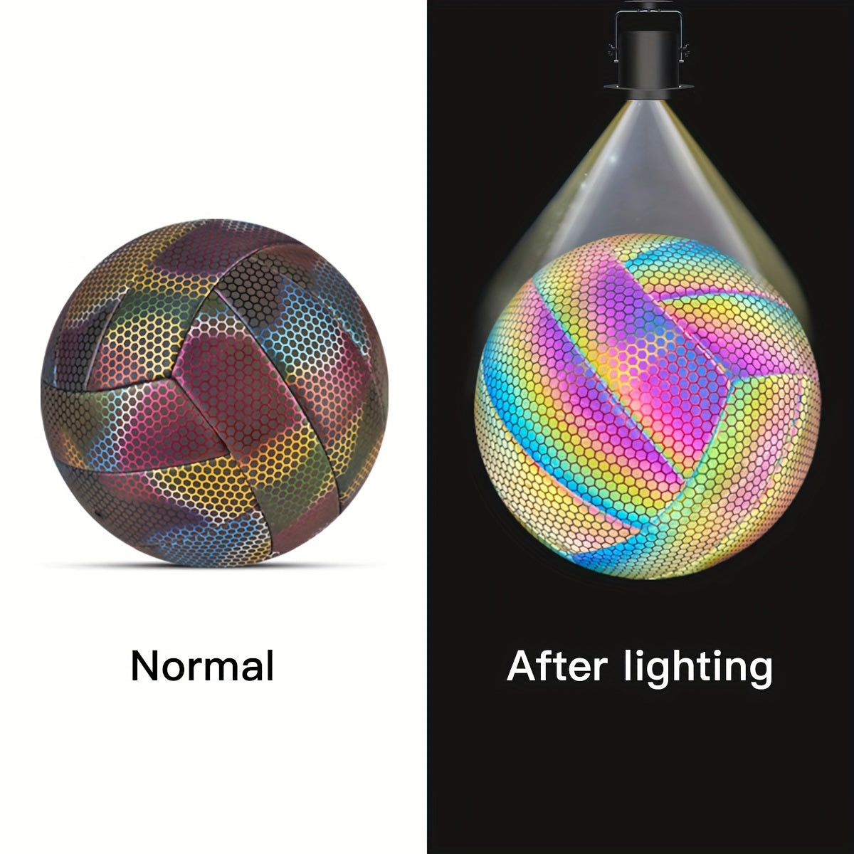 Reflective Volleyball Suitable for Training and Competition
