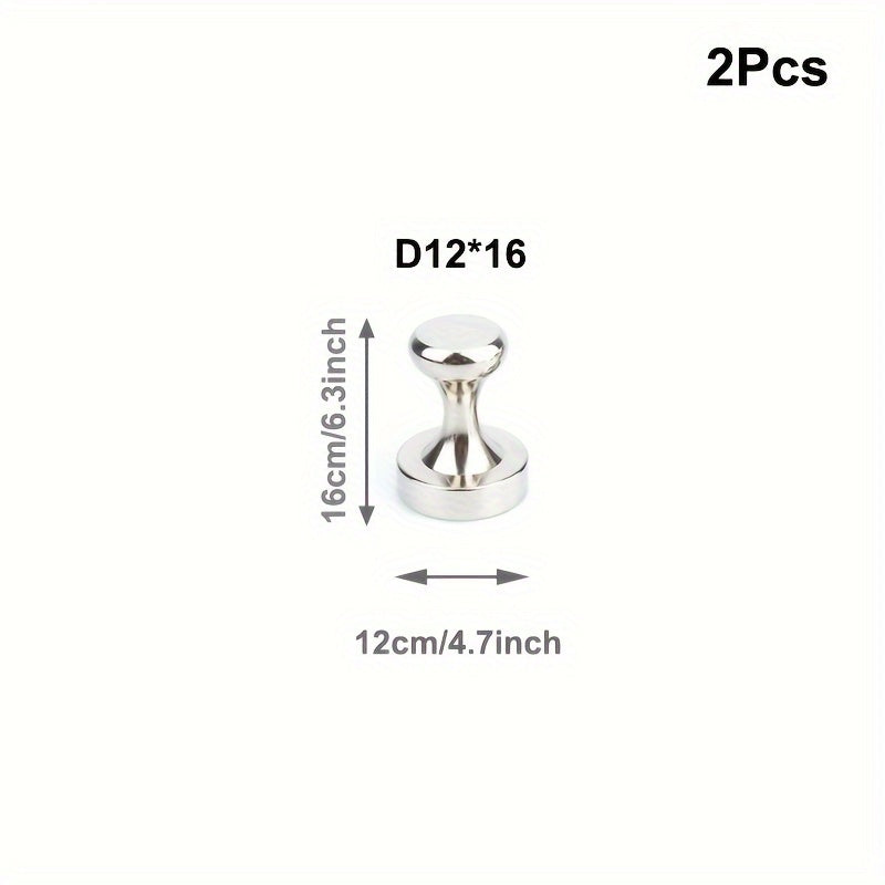 2Pcs Strong Magnetic Hook For Fridge Nickel Plated Steel Neodymium Magnet