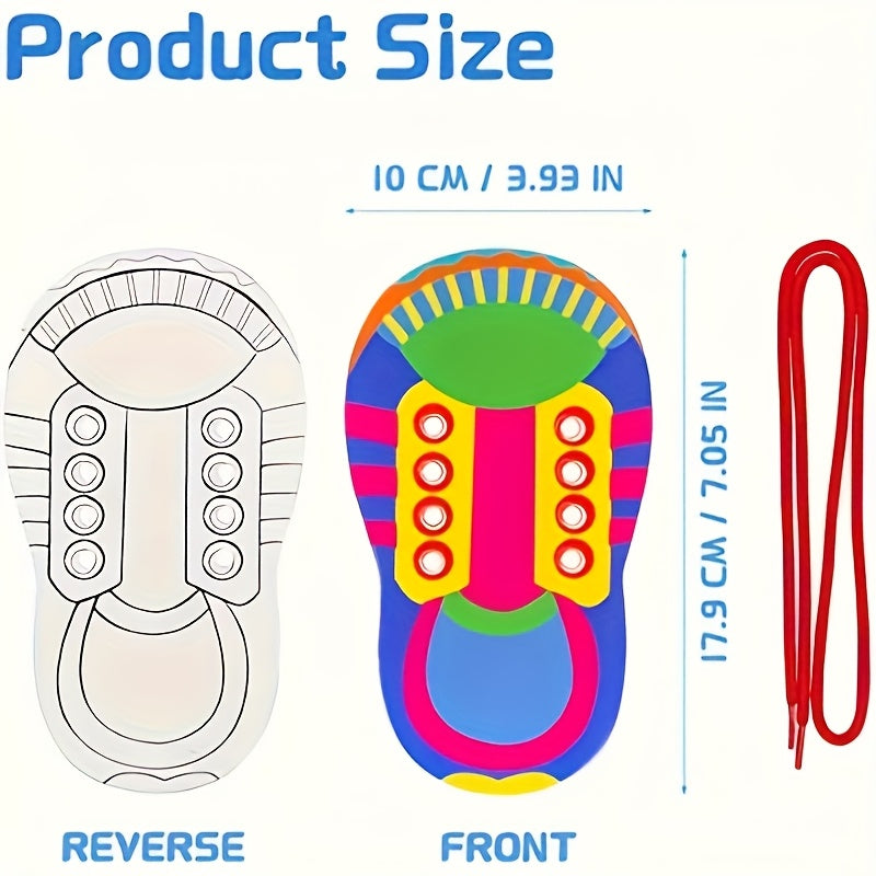 Educational Shoe Lacing Toys - Fine Motor Skills Development