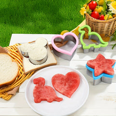 Dinosaur Sandwich Cutter Stainless Steel Bread Mould Fun Kitchen Tool