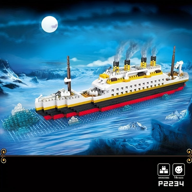 Build Your Own Cruise Ship - Model Building Block Kit