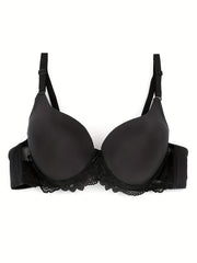  Lace Underwire Push Up Bra