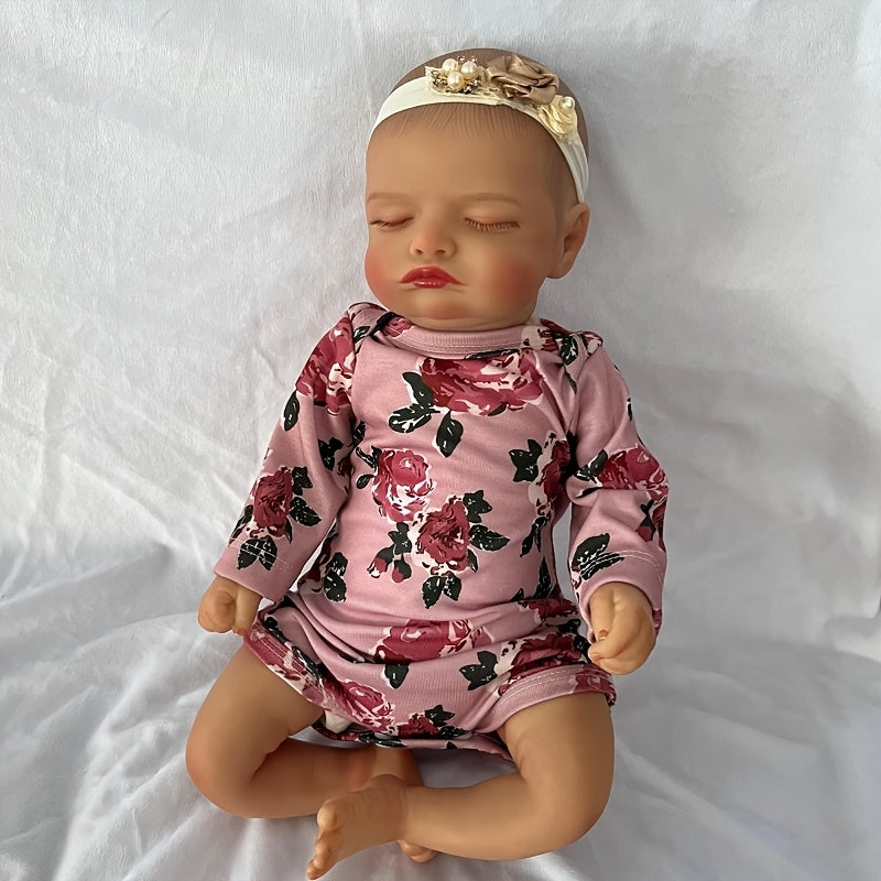 Realistic 18" Reborn Doll Soft Vinyl Body for Halloween, Christmas, Birthday