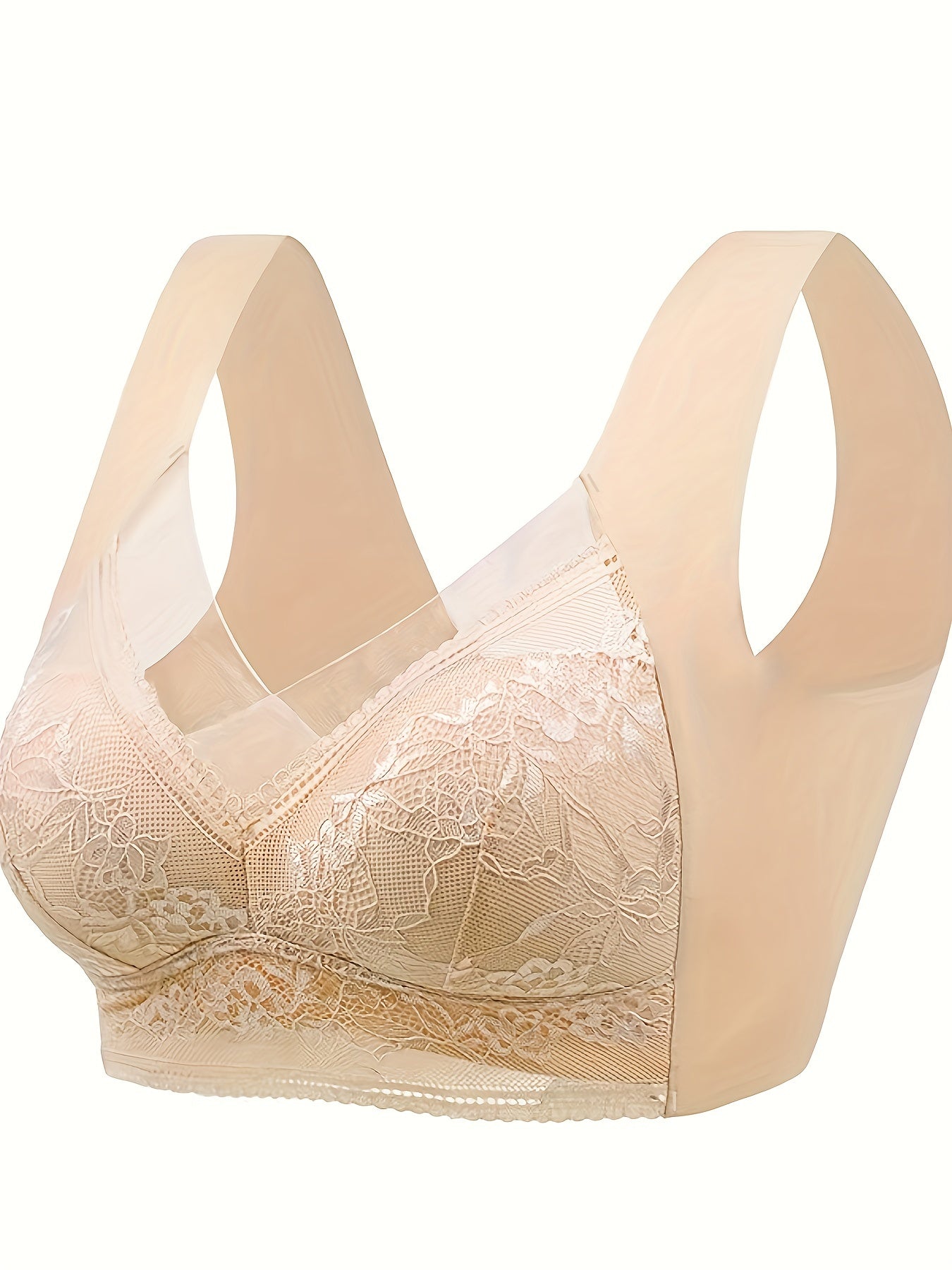 Wireless Lace Bra Tank Top for Comfort