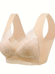 Wireless Lace Bra Tank Top for Comfort