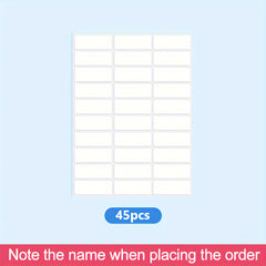 Customizable High Name Stickers Clear Print Waterproof Stain-resistant