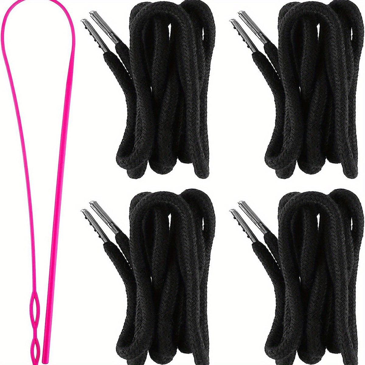 4pcs Drawstring Replacement Hoodie String Cord Shorts Drawstrings 54cm Long