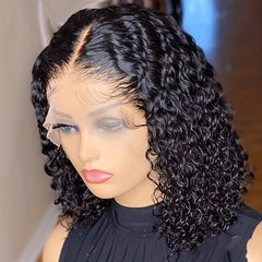 Shoulder Length Bob Wig with Lace Detailing