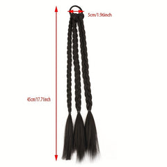 Y2K Boxing Braid Wig Sweet Twist Braid Double Ponytail