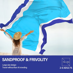 Waterproof Beach Blanket Portable Folding Mat Outdoor Camping Picnic