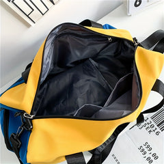 Versatile Travel Bag with Shoe Compartment and Shoulder Strap