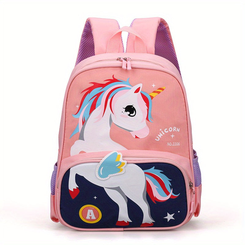 Kids Cartoon Schoolbags Unicorn Dinosaur Student Backpack
