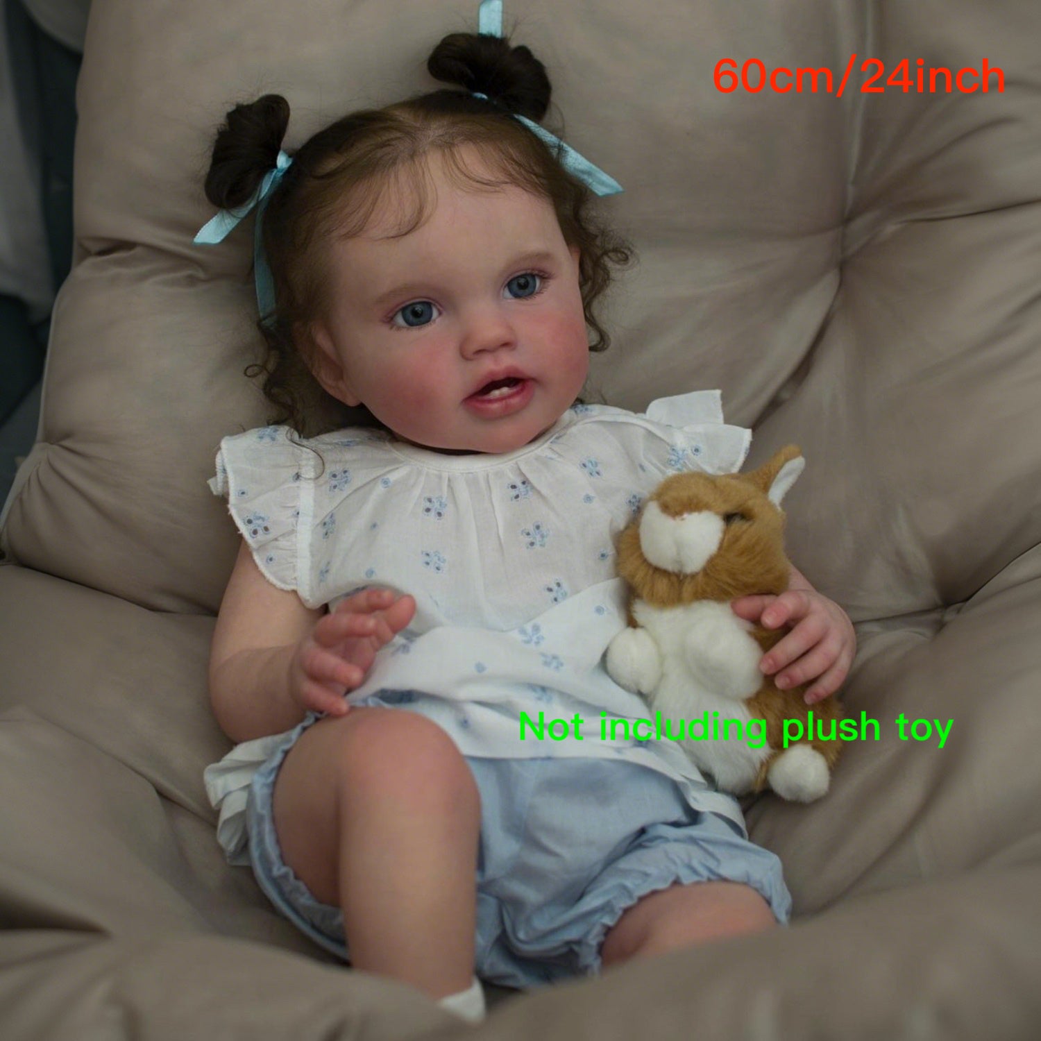 24in Realistic Reborn Baby Doll Lifelike Princess Ideal Art Gift