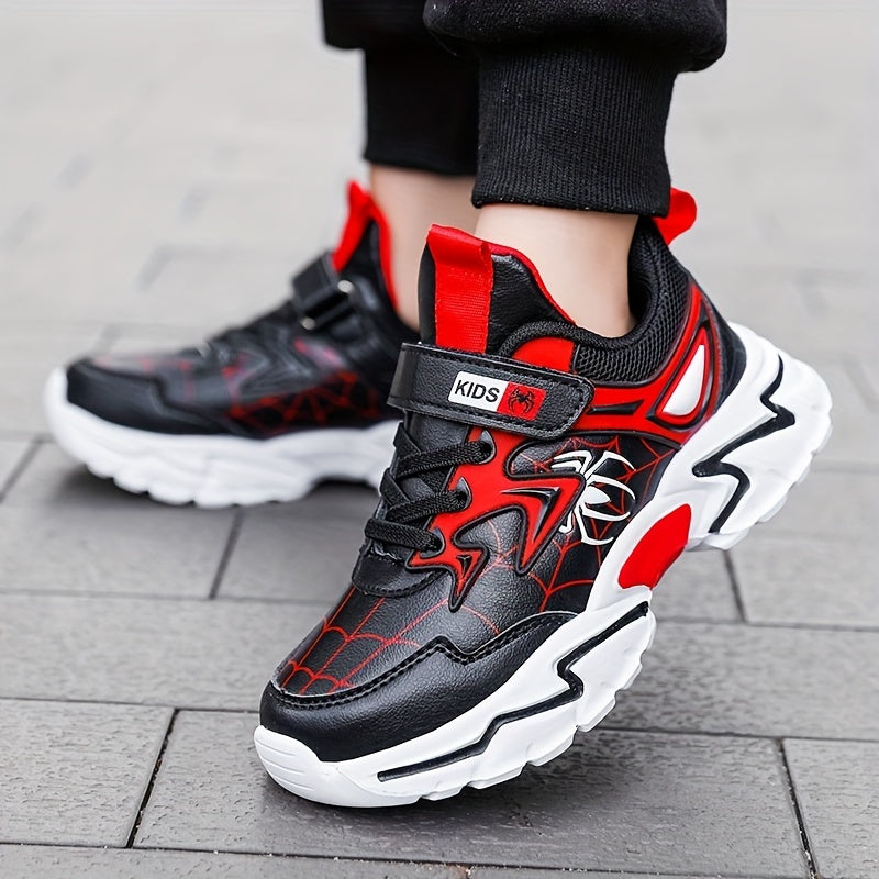 Boys Anime Low Top Sneakers Lightweight Anti Slip Sneakers