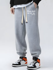 Men's Print Sweatpants Casual Drawstring Joggers With Pockets