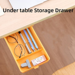 Self Sticky Under Desk Drawer Pencil Tray Storage Box