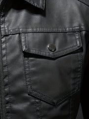 Men's Retro Lapel Cycling Jacket Wind & Rain Protection