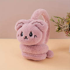 Winter Cartoon Rabbit Plush Ear Cover Student Ear Pack Warm Cold Protection