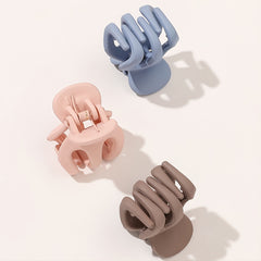 6pcs Mini Hair Claw Plastic Girls Hairpin Hair Clip Small Hair Claw