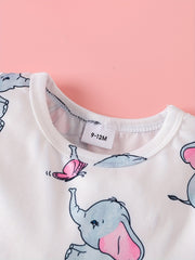Baby Girl's Cardigan Top & Sleeveless Dress Set