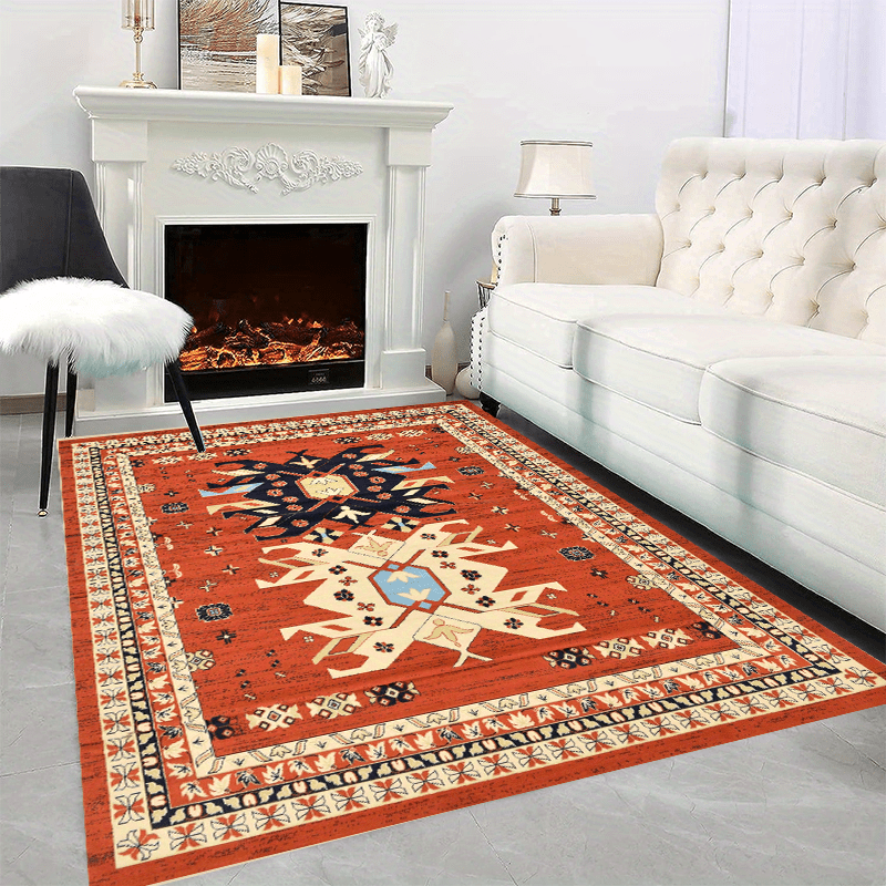 Geometric Tribal Area Rug for Home Decor