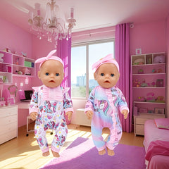 Pinkish Purple Summer Doll Headwear for 35-56-45 Dolls
