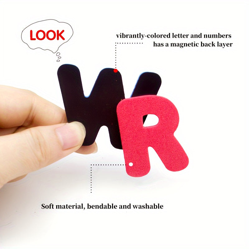 Magnetic Alphabet & Number Set for Spelling & Counting