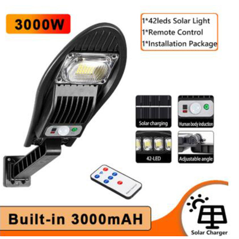10000W 168LED Solar Street Light Outdoor Waterproof LED For Garden Wall