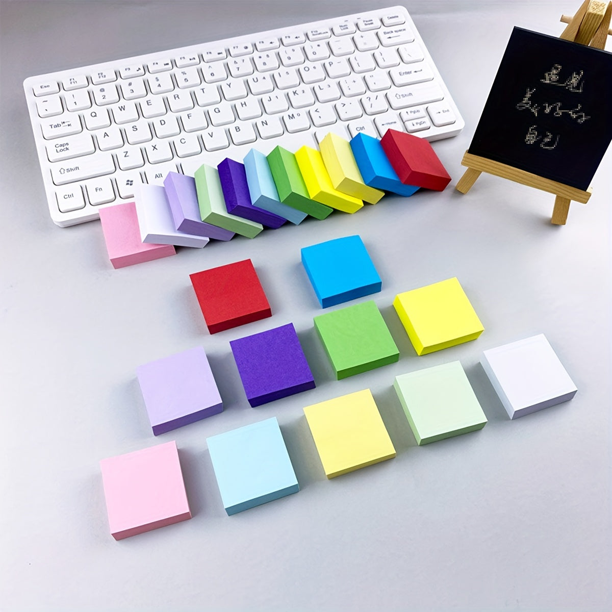 11pcs 3.81x3.81Cm Sticky Notes 1 Book 100 Sheets