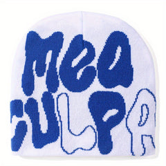 Unisex Hip Hop Knit Beanie Cap Men's Candy Y2K Thermal Hat