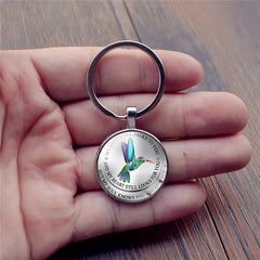 Blue Bird Keychain for Boys Bag Wallet
