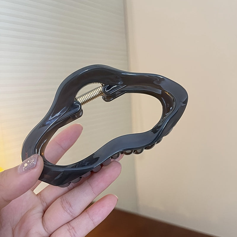 Hollow Cloud Hair Claw Clip Strong Hold Non slip Ponytail Holder
