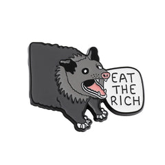Wild Boar Alloy Brooch Backpack Accessory