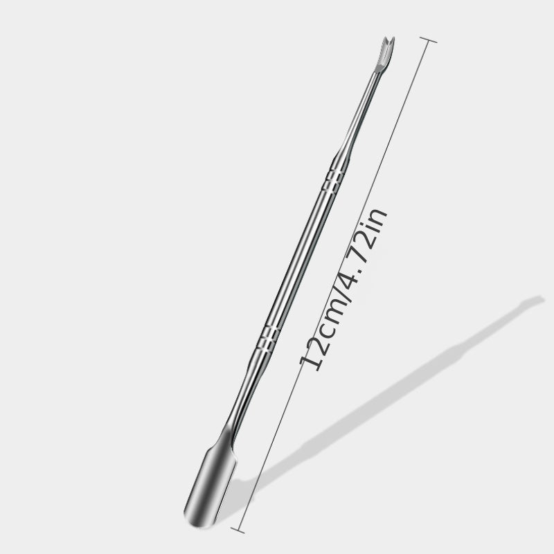 Stainless Steel Nail Fork Dead Skin Pusher Set