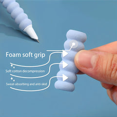 Set of 4 Sponge Pen Grip Pushing Pen Practice Pen