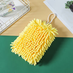 1pc Absorbent Quick Dry Kitchen Hand Scrubber Rags Chenille Hand Scrubber Towels