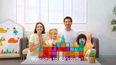 Magnetic Tiles Building Set for Kids 3-6 Years - Educational Toy
