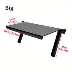 TV Monitor Organizer Shelf for Home & Office Storage