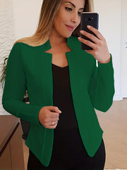 Casual Long Sleeve Blazer for Office & Work