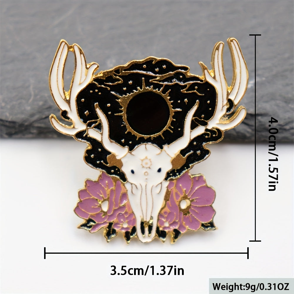 Anime Plum Blossom Deer Brooch Bracelet For Men