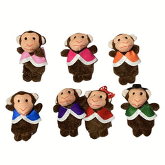 Duck Crocodile Monkey Finger Puppet Kindergarten Plush Toy