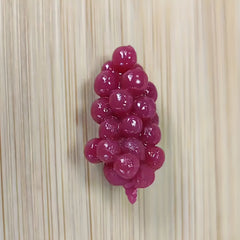 6pcs Vibrant Grape Bunches DIY Dollhouse Toy Accessories for Home Decor