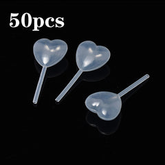 50pcs 4ml Plastic Cupcake Pipettes for Easy Liquid Infusion Baking Tools