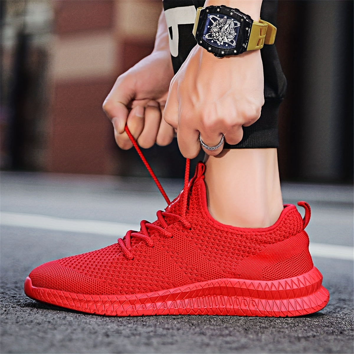 Men's Breathable Lightweight Casual Shoes for Traveling Jogging