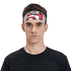Panda Boxing Gym Headband Unisex Sweat Wicking Polyester Accessory
