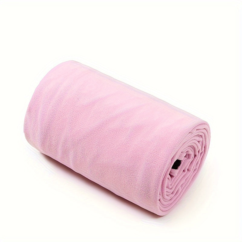 Solid Fleece Sleeping Bag Winter Camping Lunch Break